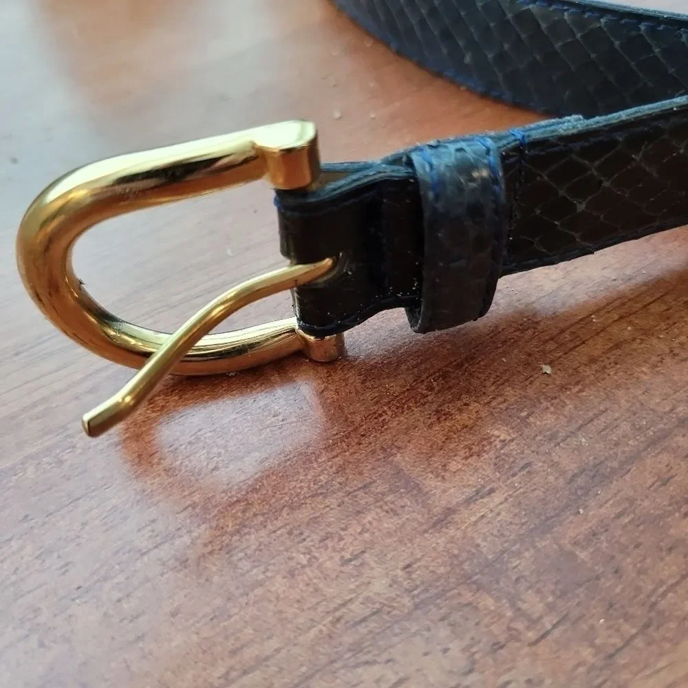 Genuine Snake Skin Belt